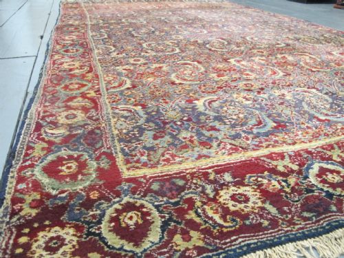 AGRA CARPET 293M X 167M 9'8 X 5'5 CIRCA 1890 - ADDITIONAL PHOTO 1