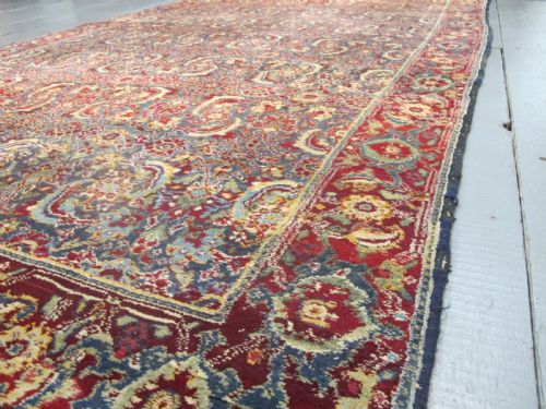 AGRA CARPET 293M X 167M 9'8 X 5'5 CIRCA 1890 - ADDITIONAL PHOTO 2