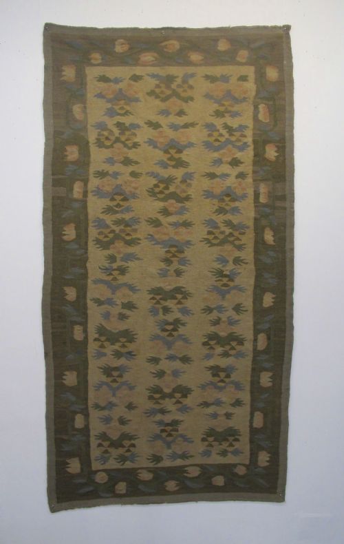 Fine Ukrainian Kilim, 1.95m X 0.98m (6'4" X 3'2") 19th Century