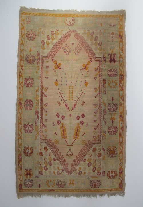19th Century Turkish Village Rug, 1.74m X 1.04m (5'9" X 3'7")