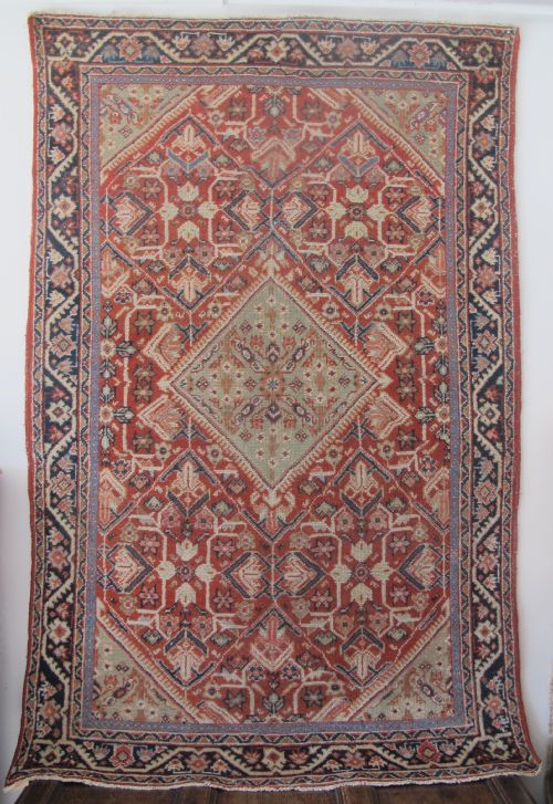 Antique Persian Mahal Rug with Soft Colours, 2.10m X 1.30m (7' X 4' 3")