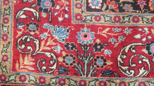 FINE ANTIQUE PERSIAN CARPET 477M X 359M - ADDITIONAL PHOTO 5