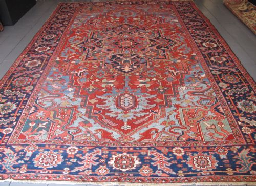 Antique North-west Persian Carpet, 3.95m X 2.66m, Circa 1890.