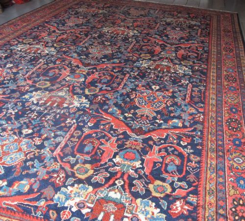 SUPERB MOSTAFI DESIGN ANTIQUE MAHAL CARPET CIRCA 1900 475M X 323M