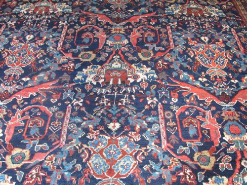 SUPERB MOSTAFI DESIGN ANTIQUE MAHAL CARPET CIRCA 1900 475M X 323M - ADDITIONAL PHOTO 2