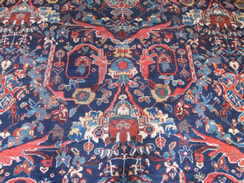 SUPERB MOSTAFI DESIGN ANTIQUE MAHAL CARPET CIRCA 1900 475M X 323M - ADDITIONAL PHOTO 7