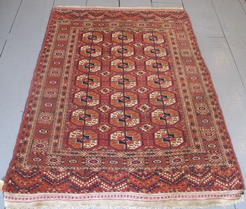 Charming Tekke Wedding Rug, Circa 1880, 1.28m X 1.08m (4' 2" X 3' 7")