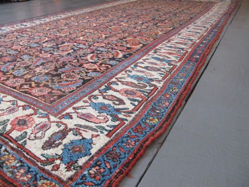 Classy Antique Bidjar Carpet, Persia, Circa 1870, 3.65m X 1.65m