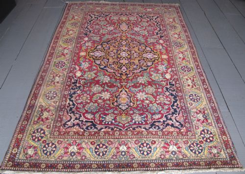 Fine Antique Isfahan Rug, 2.12m X 1.42, Central Persia, Circa 1890