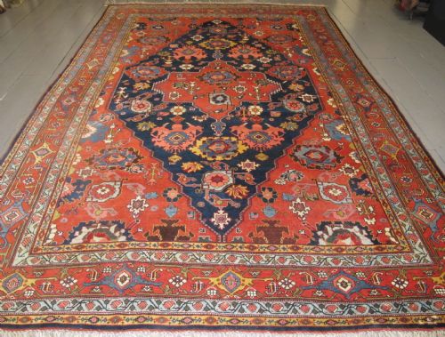 Handsome Antique Bidjar Carpet, Persia Circa 1870, 3.72m X 2.40m