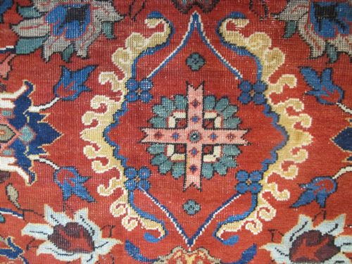 SUPERB LARGE SULTANABAD CARPET CIRCA 1880 540M X 392M - ADDITIONAL PHOTO 1