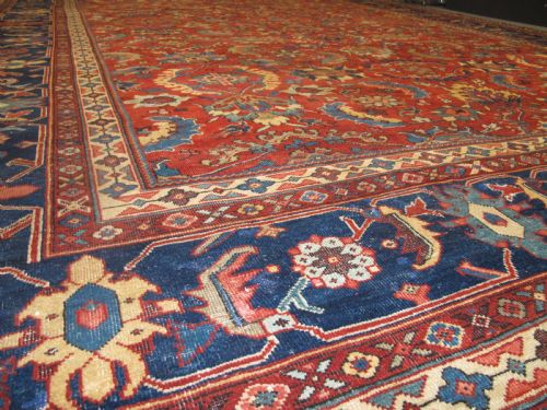 SUPERB LARGE SULTANABAD CARPET CIRCA 1880 540M X 392M - ADDITIONAL PHOTO 6