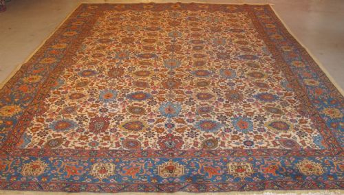 Decorative Persian Tabriz Carpet, 3.78m X 2.73m