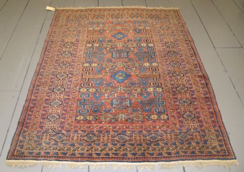 Pretty Antique Caucasian Rug, 1.55m X 1.28m