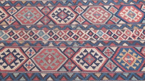FINE CAUCASIAN KILIM 285M X 156M CIRCA 1880 - ADDITIONAL PHOTO 1