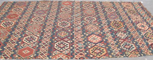 FINE CAUCASIAN KILIM 285M X 156M CIRCA 1880 - ADDITIONAL PHOTO 2
