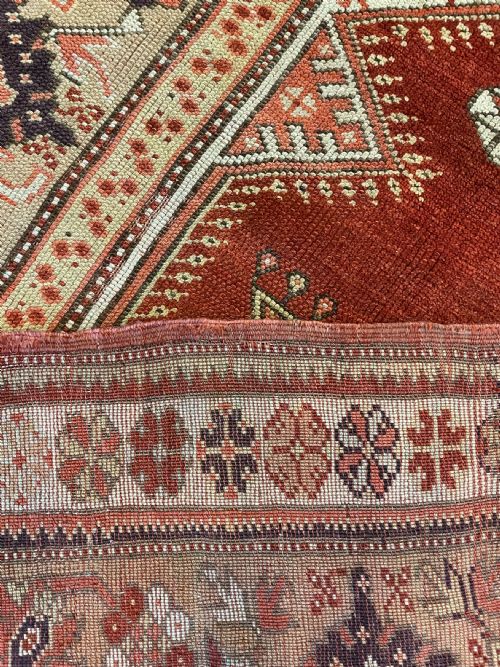 ANTIQUE MELAS RUG 148M X 117M - ADDITIONAL PHOTO 2
