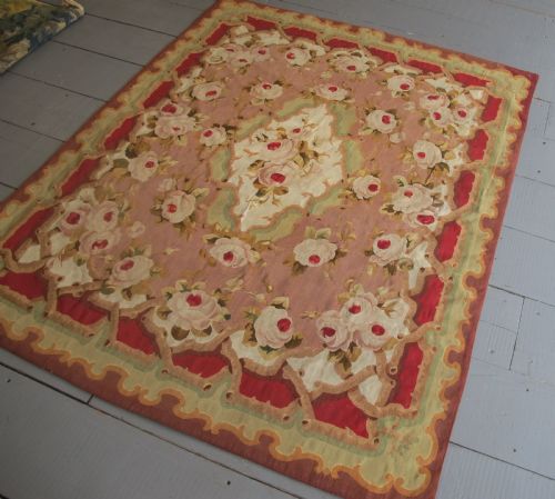 FINE AUBUSSON RUG 190M X 146M - ADDITIONAL PHOTO 2