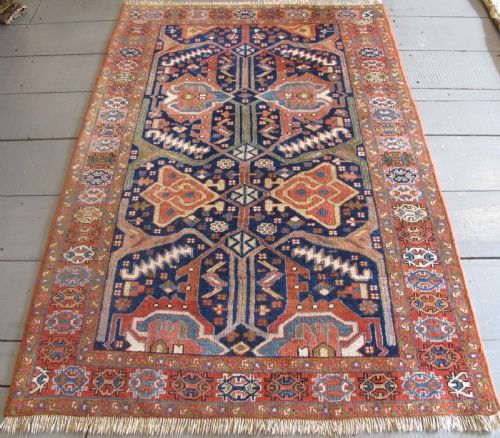 Antique Persian Village Rug, Heriz District, 1.78m X 1.20m