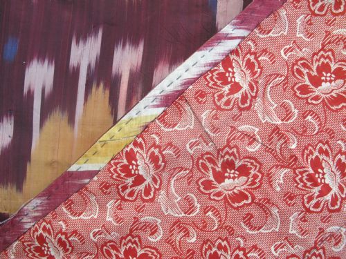 ANTIQUE SILK IKAT PANEL 165M X 126M - ADDITIONAL PHOTO 7