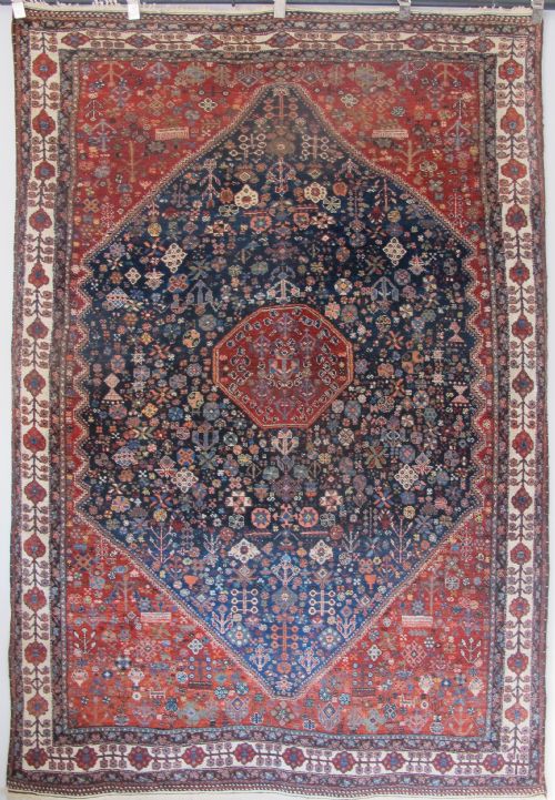 Antique Abadeh Rug, South Persia Circa 1900, 2.30m X 1.56m.