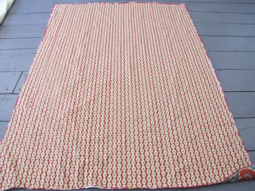 SILK EMBROIDERED SUZANI CIRCA 1850 214M X 156M - ADDITIONAL PHOTO 5