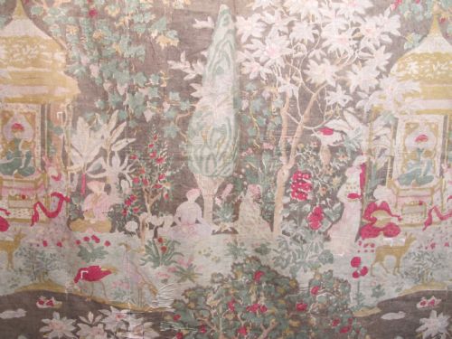 QAJAR BLOCK PRINTED AND PAINTED TEXTILE PERSIA MID19TH CENTURY - ADDITIONAL PHOTO 2