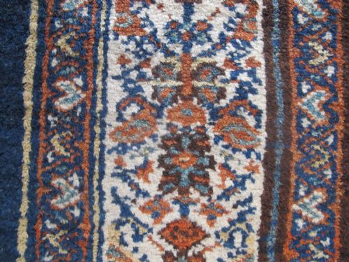 ANTIQUE HAMADAN CARPET WEST PERSIA CIRCA 1900 365M X 200M - ADDITIONAL PHOTO 7