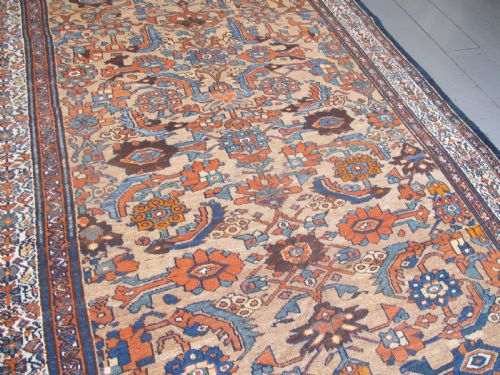 ANTIQUE HAMADAN CARPET WEST PERSIA CIRCA 1900 365M X 200M - ADDITIONAL PHOTO 8