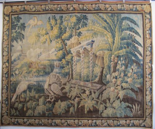 French Verdure Tapestry, Circa 1720, 2.57m X 3.18m