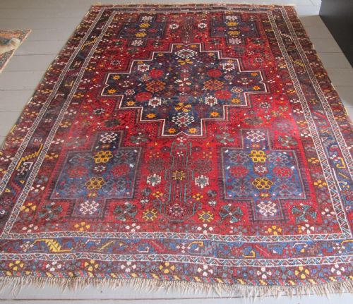Decorative South Persian Tribal Carpet, Circa 1900, 2.97m X 2.15m