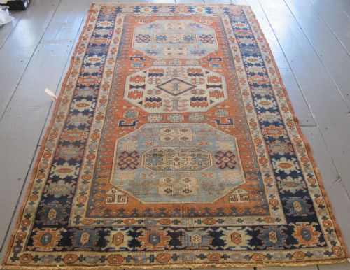 Decorative Heriz Rug, North-west Persia, Circa 1890, 2.27m X 1.37m