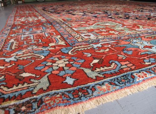 LARGE HERIZ CARPET NORTHWEST PERSIA CIRCA 1890 454M X 337M - ADDITIONAL PHOTO 7