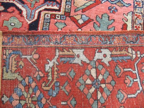 LARGE HERIZ CARPET NORTHWEST PERSIA CIRCA 1890 454M X 337M - ADDITIONAL PHOTO 8