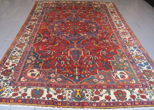 Charming Persian Baktiar Carpet, Circa 1890, 3.14m X 2.23m