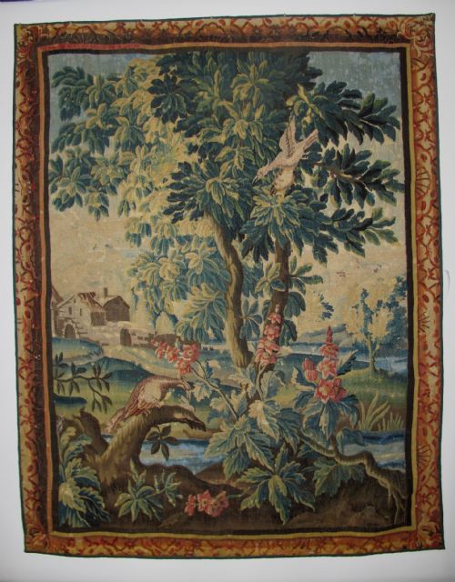 18th Century Fine French Verdure Tapestry, 1.86m X 2.34m