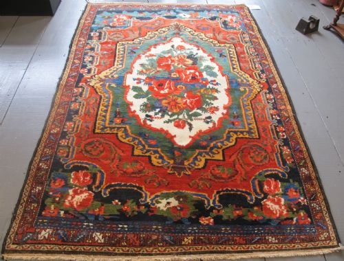 ANTIQUE PERSIAN BAKTIAR RUG 205M X 136M