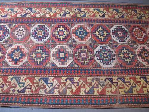 CAUCASIAN RUG WITH MEMLING GULS CIRCA 1870 260M X 120M - ADDITIONAL PHOTO 10