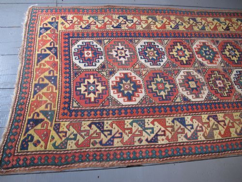 CAUCASIAN RUG WITH MEMLING GULS CIRCA 1870 260M X 120M - ADDITIONAL PHOTO 11