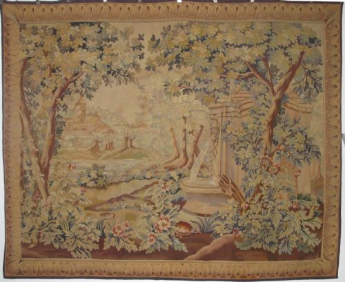 19th Century Verdure Tapestry, 2.47m X 3.03m