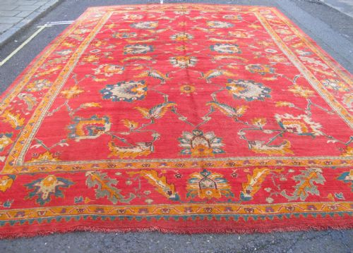 Magnificent Antique Oushak Carpet, 4.90m X 3.61m