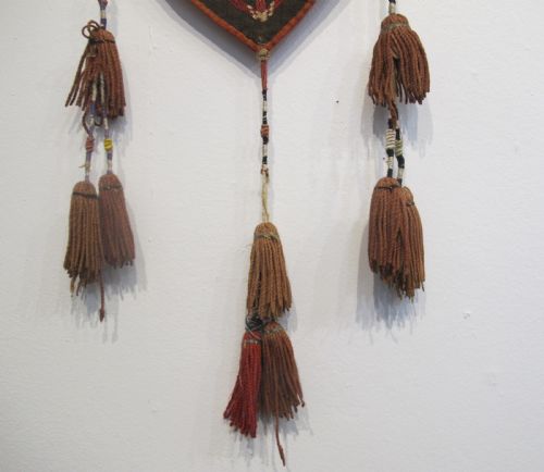 CHARMING SILK EMBROIDERY AMULET UZBEKISTAN CIRCA 1880 - ADDITIONAL PHOTO 4