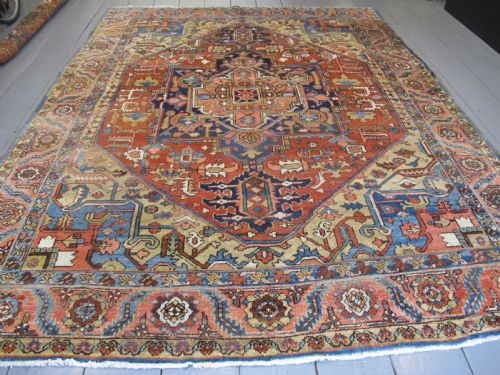 Heriz Carpet, North-west Persia, Circa 1880, 3.43m X 2.57m