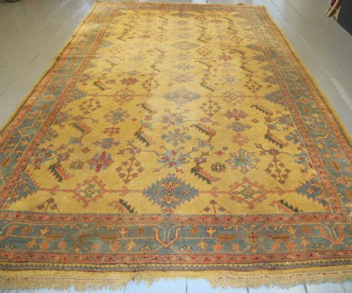 Pale Oushak Carpet, Western Anatolia, Circa 1890, 4.08m X 2.40m