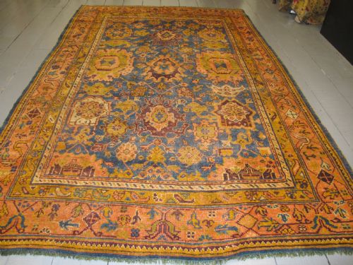 Attractive Oushak Carpet, Circa 1880, 3.36m X 2.27m