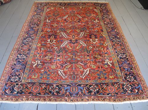 Small All-over Design Heriz Carpet, Circa 1920, 2.84m X 2.20m