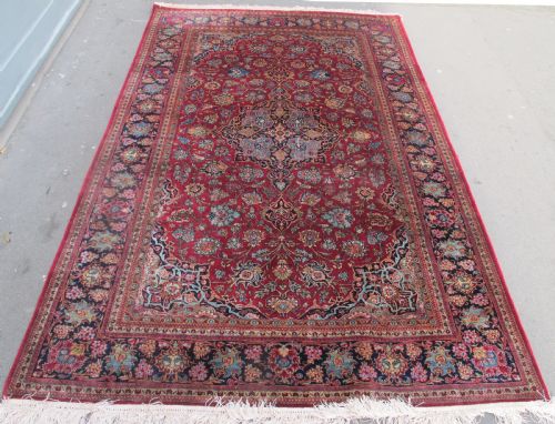 Fine Silk Keshan Rug, Persia, Circa 1930, 2.11m X 1.32m