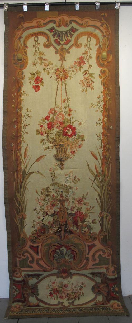 FINE AUBUSSON ENTREFENETRE FRANCE 19TH CENTURY 288M X 105M