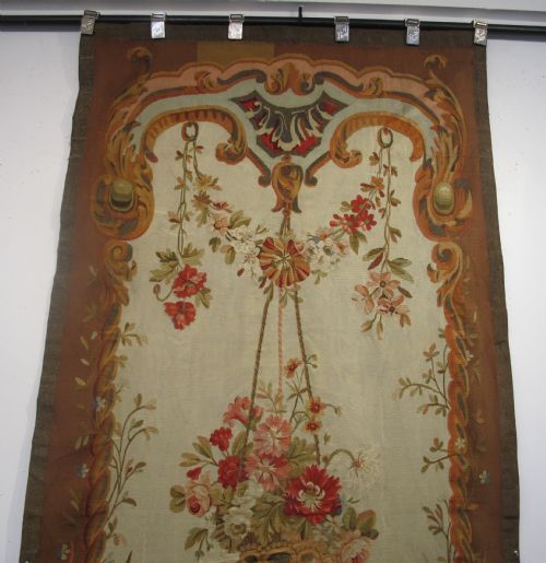 FINE AUBUSSON ENTREFENETRE FRANCE 19TH CENTURY 288M X 105M - ADDITIONAL PHOTO 1