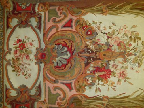 FINE AUBUSSON ENTREFENETRE FRANCE 19TH CENTURY 288M X 105M - ADDITIONAL PHOTO 2